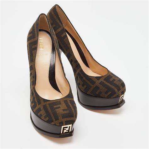 fendi fendista platform pump replica|Fendi Zucca Fendista Platform Pumps .